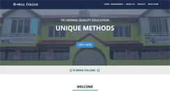 Desktop Screenshot of d-megacollege.org